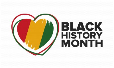 Black History Month Heart